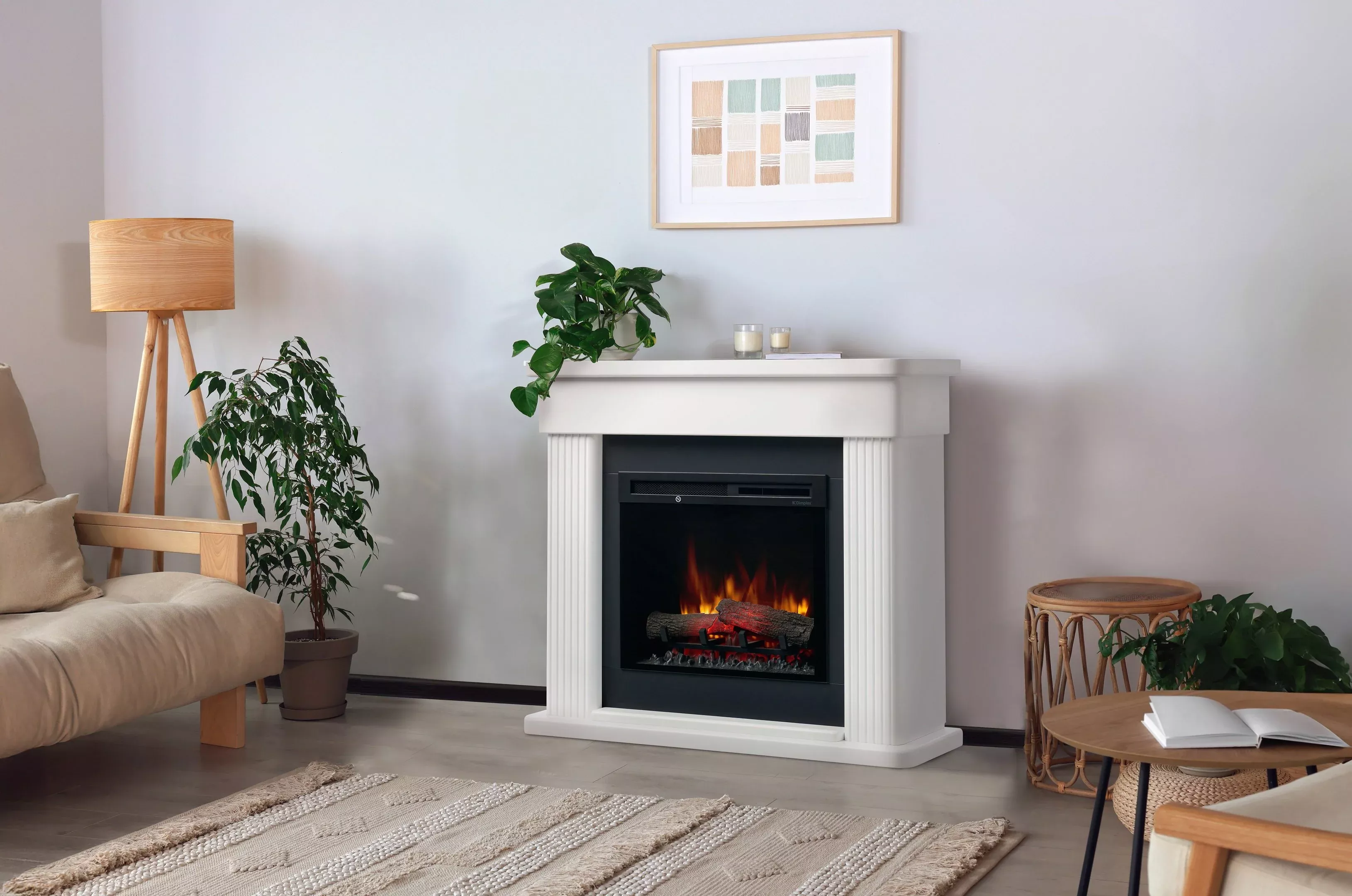 Dimplex Portland 1.5kW Medium Electric Fireplace Suite