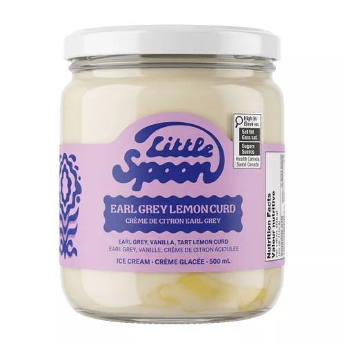 Earl Grey Lemon Curd Ice Cream, 500ml ❆