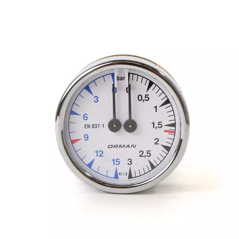Elektra Classic Barlume Dual Pressure Gauge - 00985014