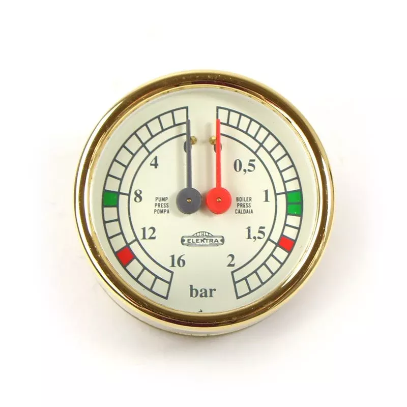 Elektra Dual Pressure Gauge ø 60mm - 00985026