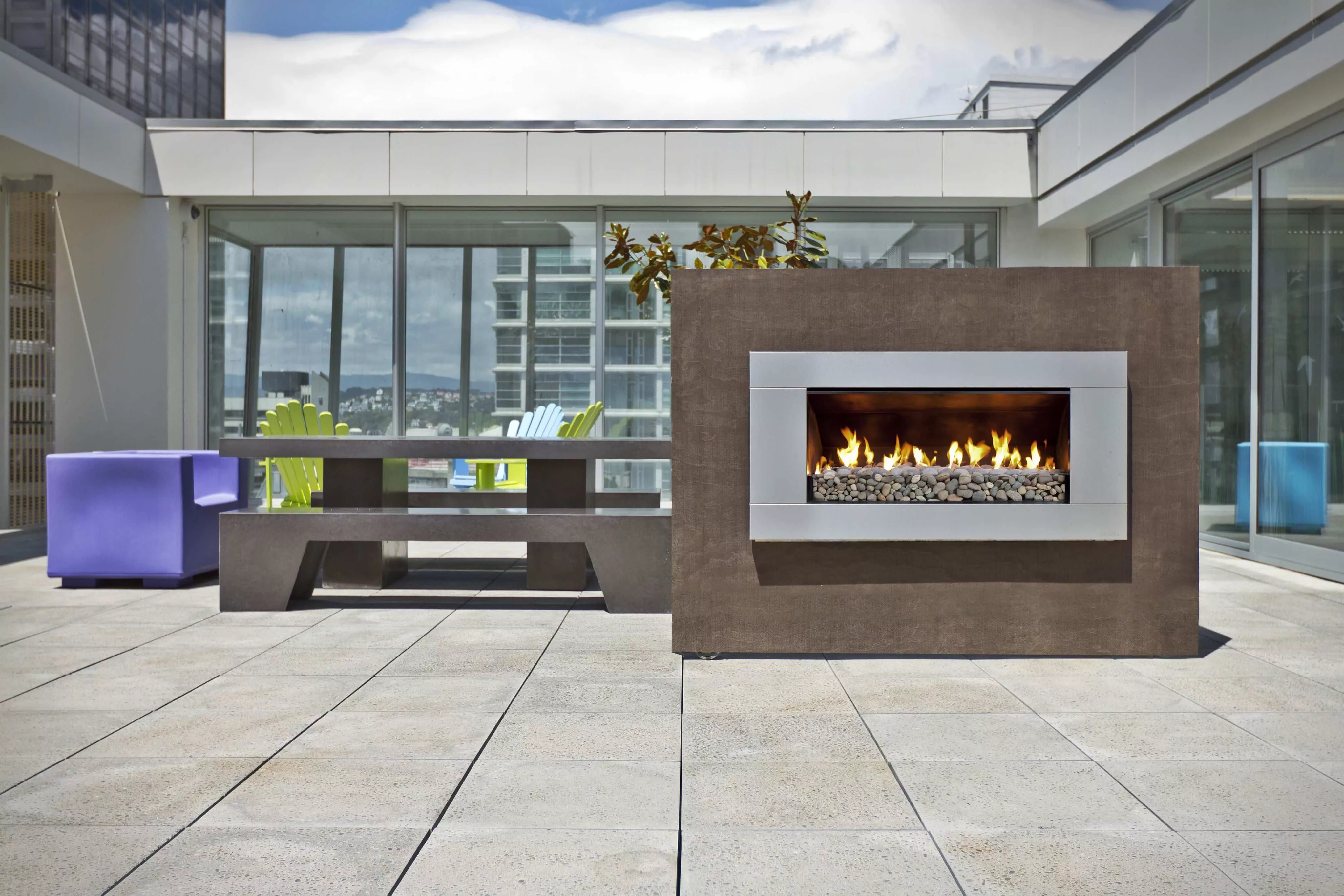 Escea EF5000 Outdoor Gas Fireplace