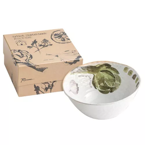 Farm To Table Salad Bowl Artichoke - Stoneware, 8-in