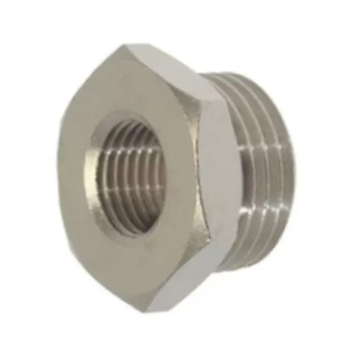 Fitting 1/2" BSPM - 1/4" BSPF - Nickel Plated