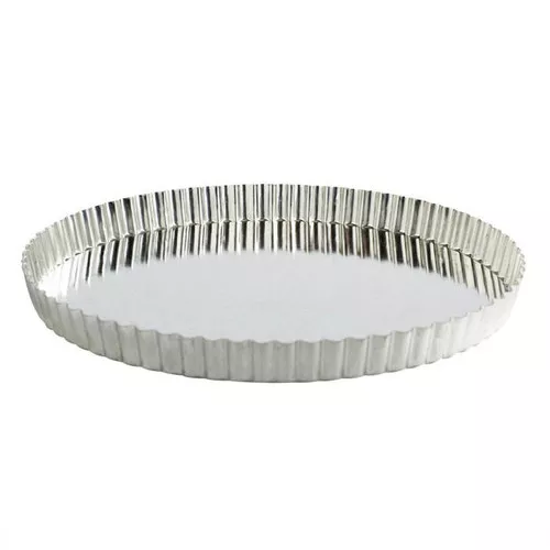 Fluted Quiche Pan - Tin Loose Bottom, 11-in