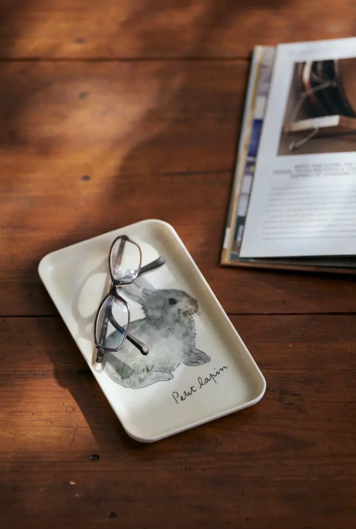Fog Linen - Rabbit Tray