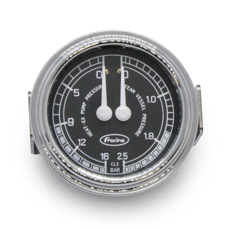 Fracino Dual Pressure Gauge ø 60mm - FC179-12-B