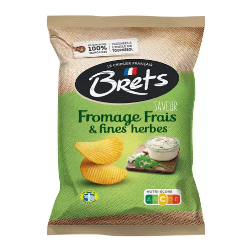 Fresh Cheese & Fine Herbs Flavoured Chips, 125g