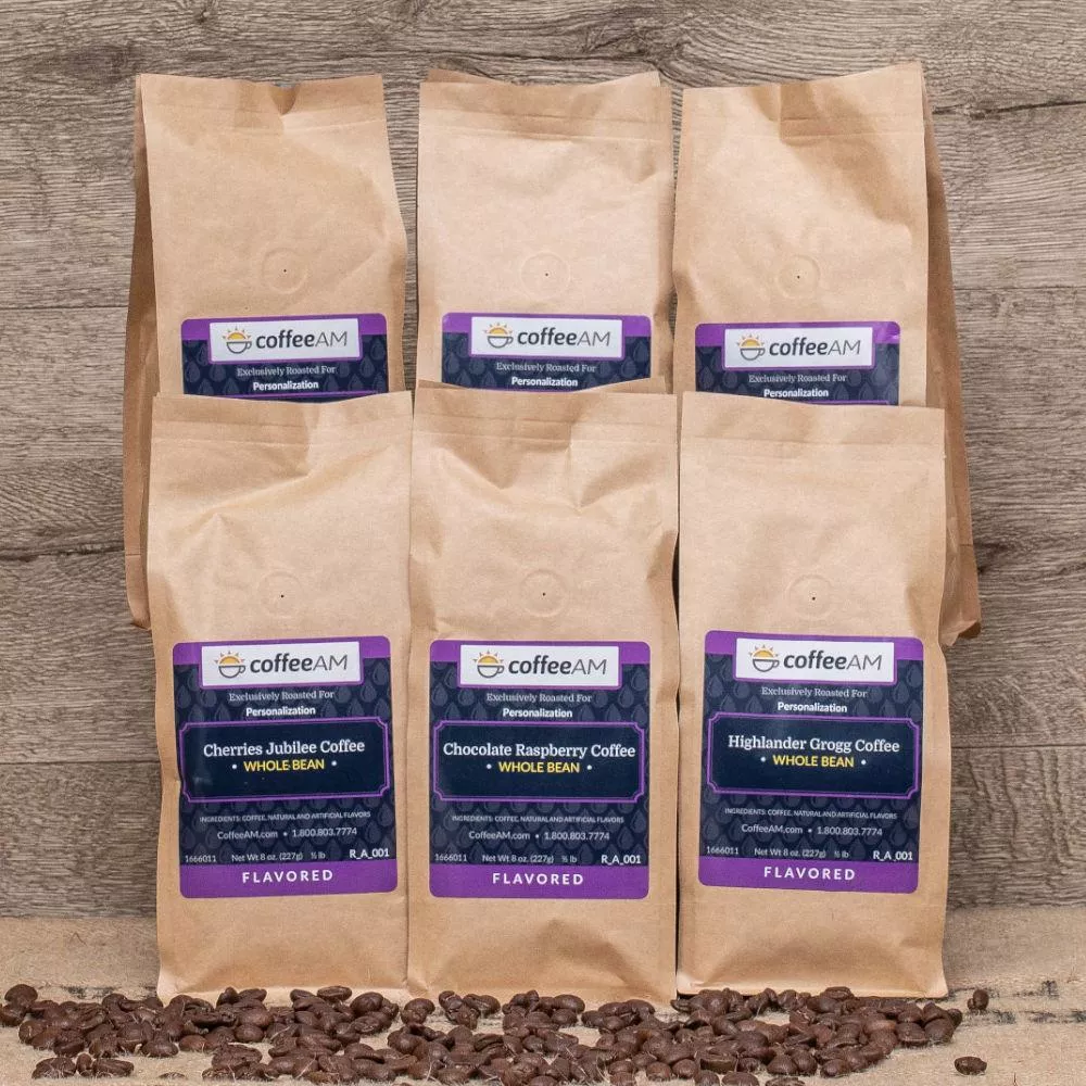 Gourmet Flavored Coffee Sampler