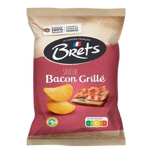 Grilled Bacon Flavoured Chips, 125g