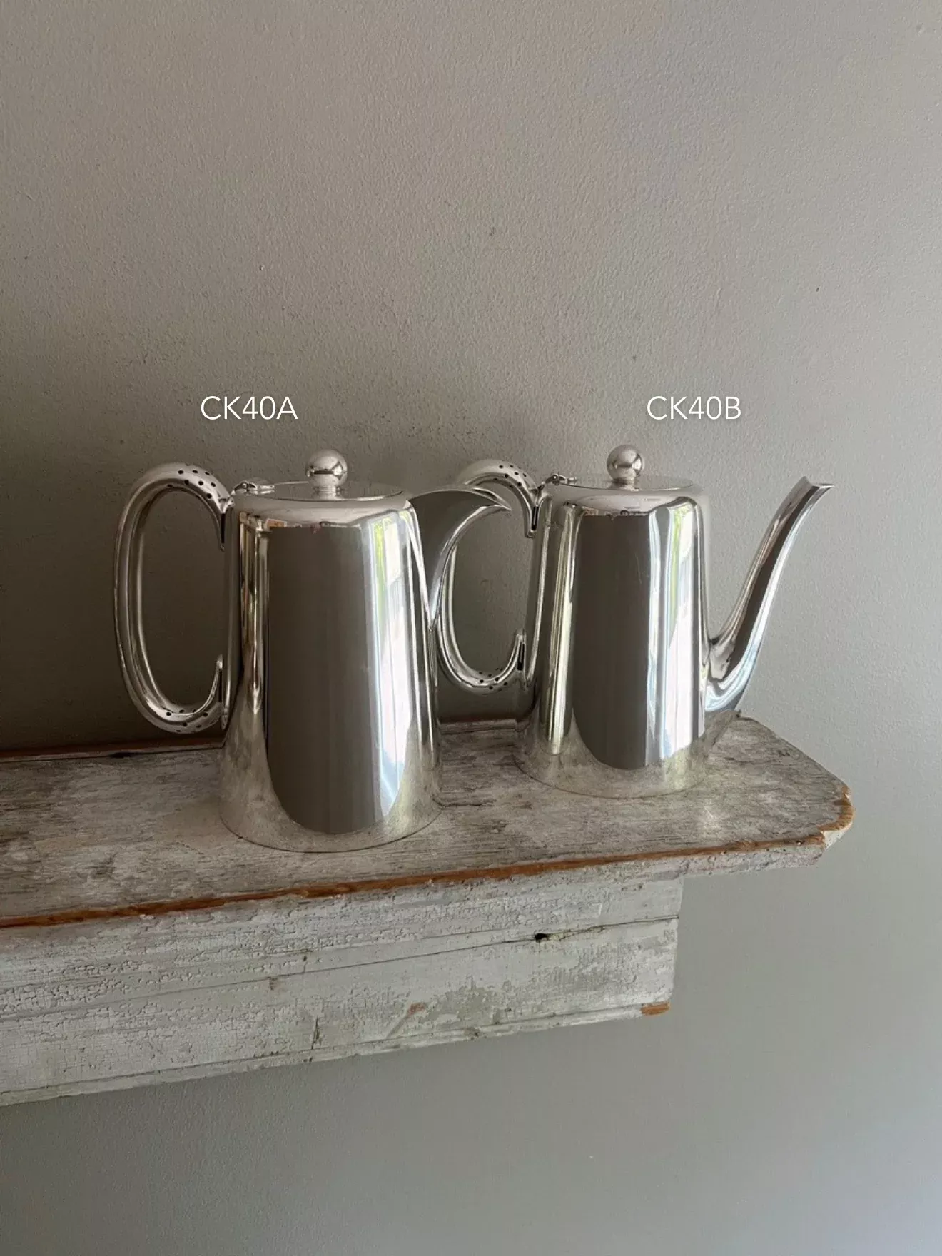 Hôtel Silver Vintage Two Pint Coffee Pot - 2pt