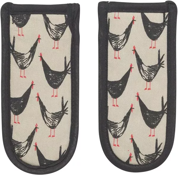 Handle Holders Chicken Scratch (Set of 2)