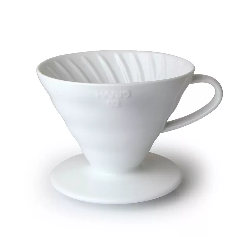 Hario V60 Ceramic Coffee Dripper 02 White - VDC-02W