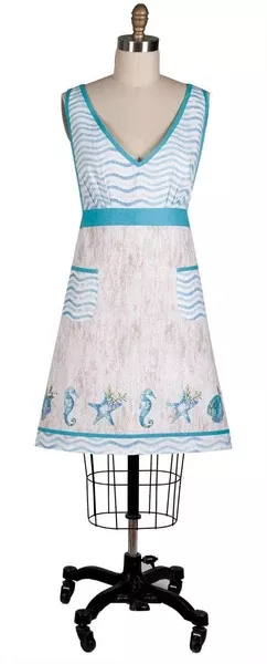 Hostess Apron Ocean Tide