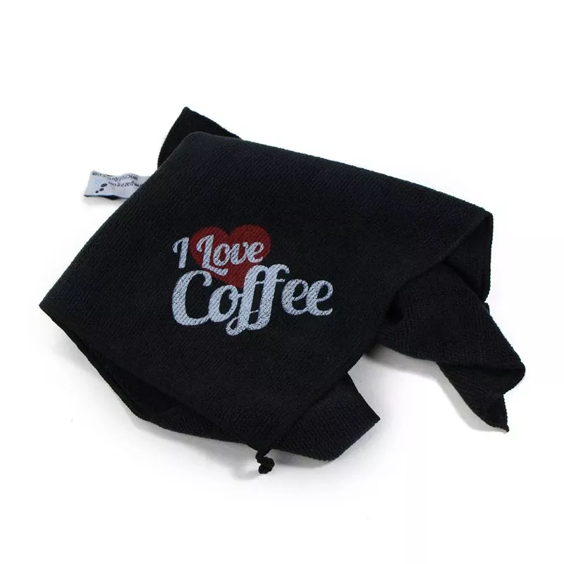 'I Love Coffee' Microfibre Cloth 40x40cm