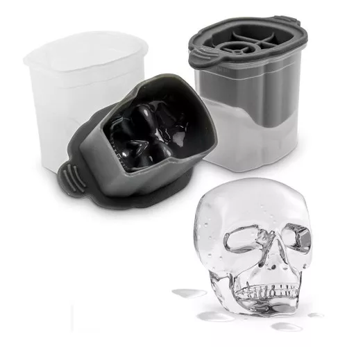 Ice Molds Silicone - Skull, Set of 2