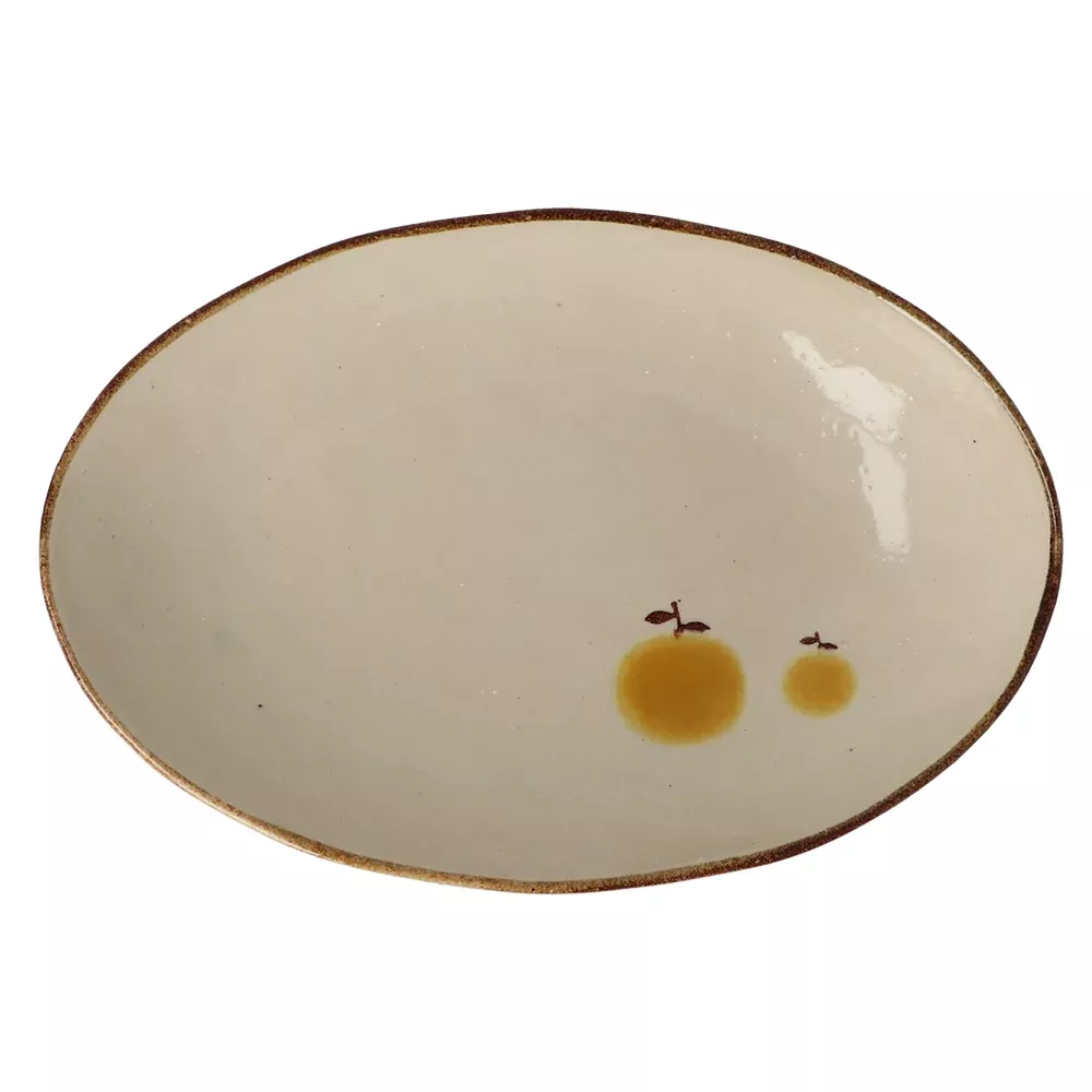 IZAWA | Orange Tableware - Deep Oval Plate
