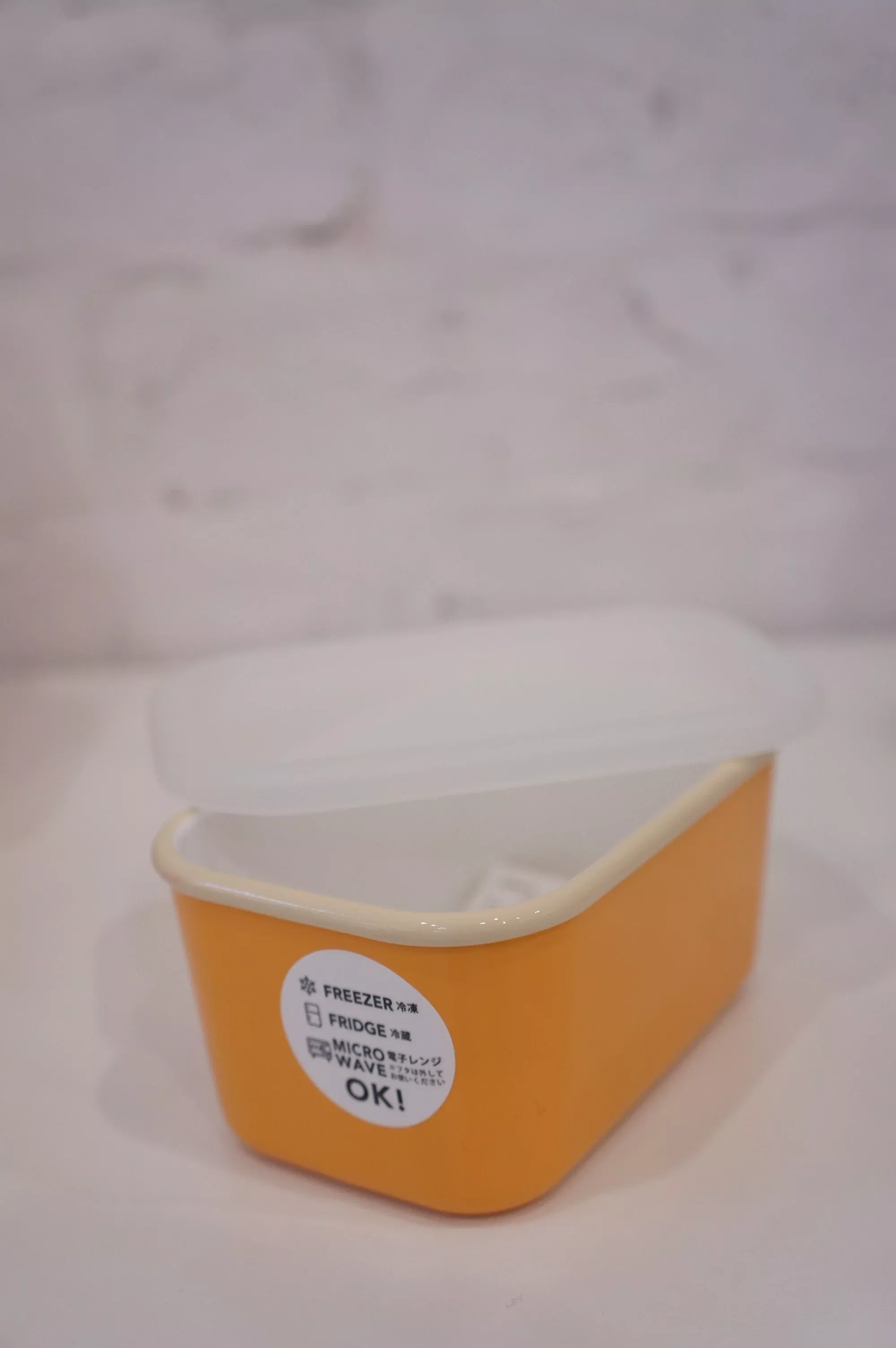 Japanese Storage Box | Macaron Colors | Small Rectangle Box - Orange