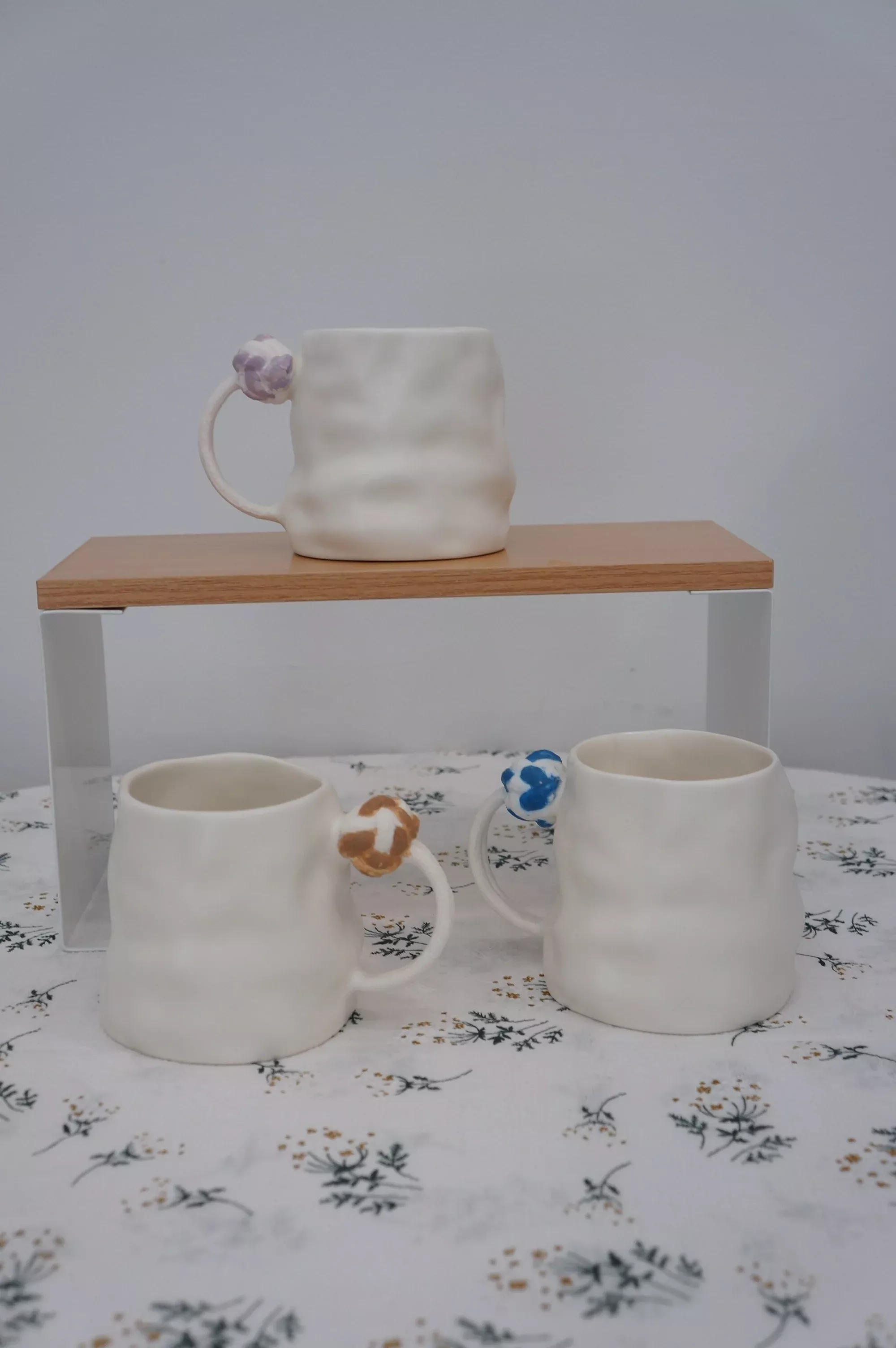 Jingdezhen | Gutou | Corrugation Single Knot Mug