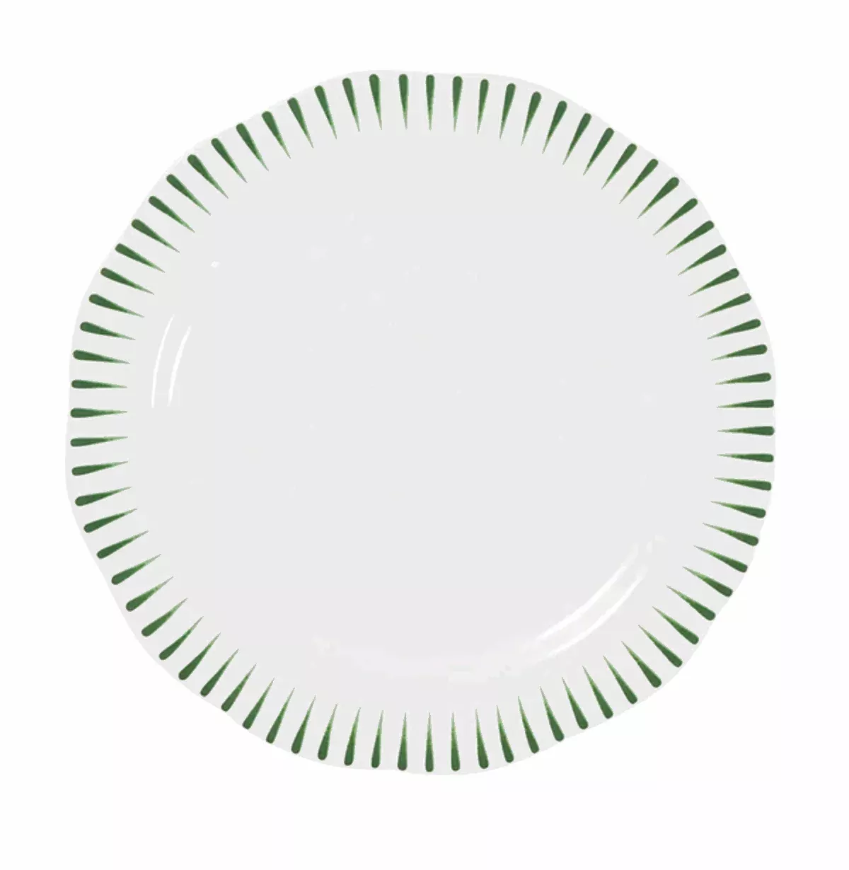 Juliska Sitio Stripe Dinner Plate - Basil