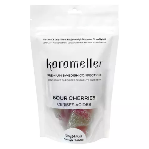 Karameller - Sour Cherries Premium Candy, 125g