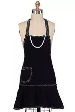 Kay Dee Apron - Black Pearls