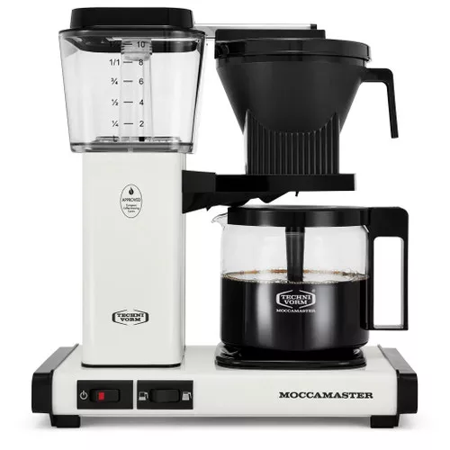 KBGV Select 10 Cup Coffee Maker - Glass Carafe, Off-White