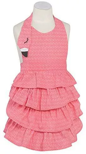 Kids Apron Flamingo
