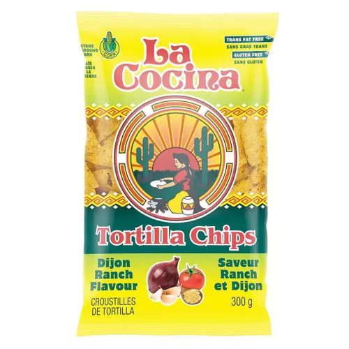 La Cocina Tortilla Chips - Dijon Ranch, 300g