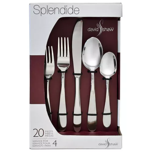 LEXUS Flatware Set - Stainless Steel , 20-Piece