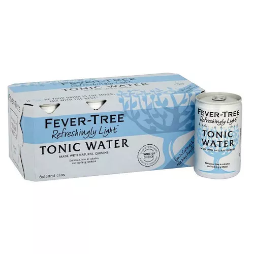 Light Tonic Water - 150ml Can, Pack of 8