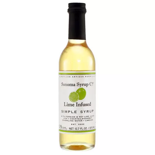 Lime Infused Simple Syrup, 375ml