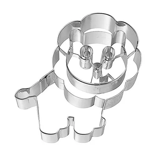 Lion Detailed Cookie Cutter, 8.5cm