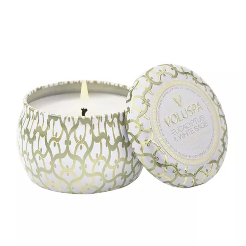 Maison Mini Tin Candle - Eucalyptus & White Sage, 4oz