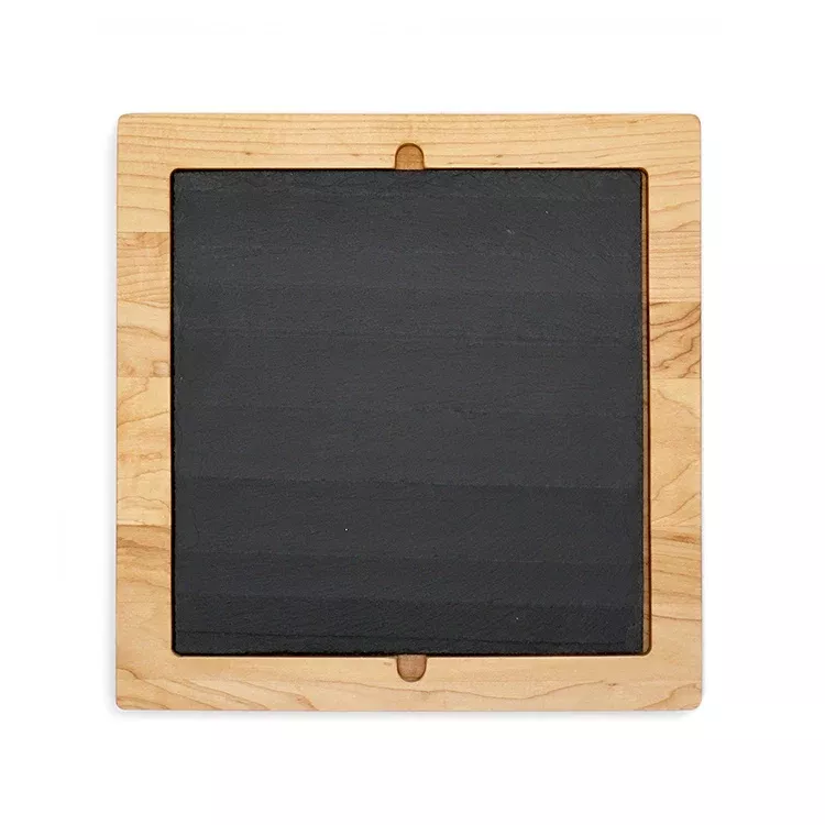 Maple Serving Board with Slate Insert