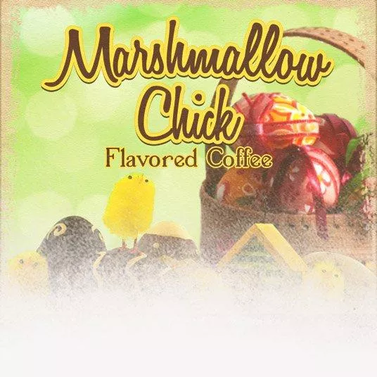 Marshmallow Chicks Flavored Coffee (Easter Theme)