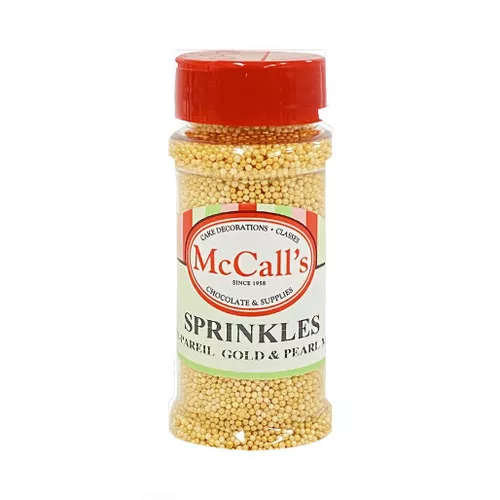 McCall's Sprinkles Non Pareil - Gold Pearl Mini, 100g