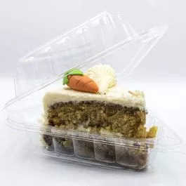 Medium Height Cake Slice Container - 300/Case