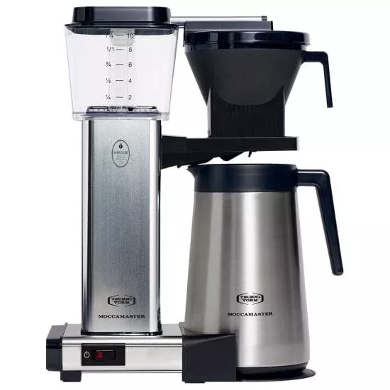 Moccamaster KBGT 741 Coffee Machine - Polished Silver