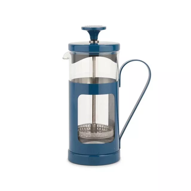 Monaco Cafetiere, 3-Cup, Navy Blue