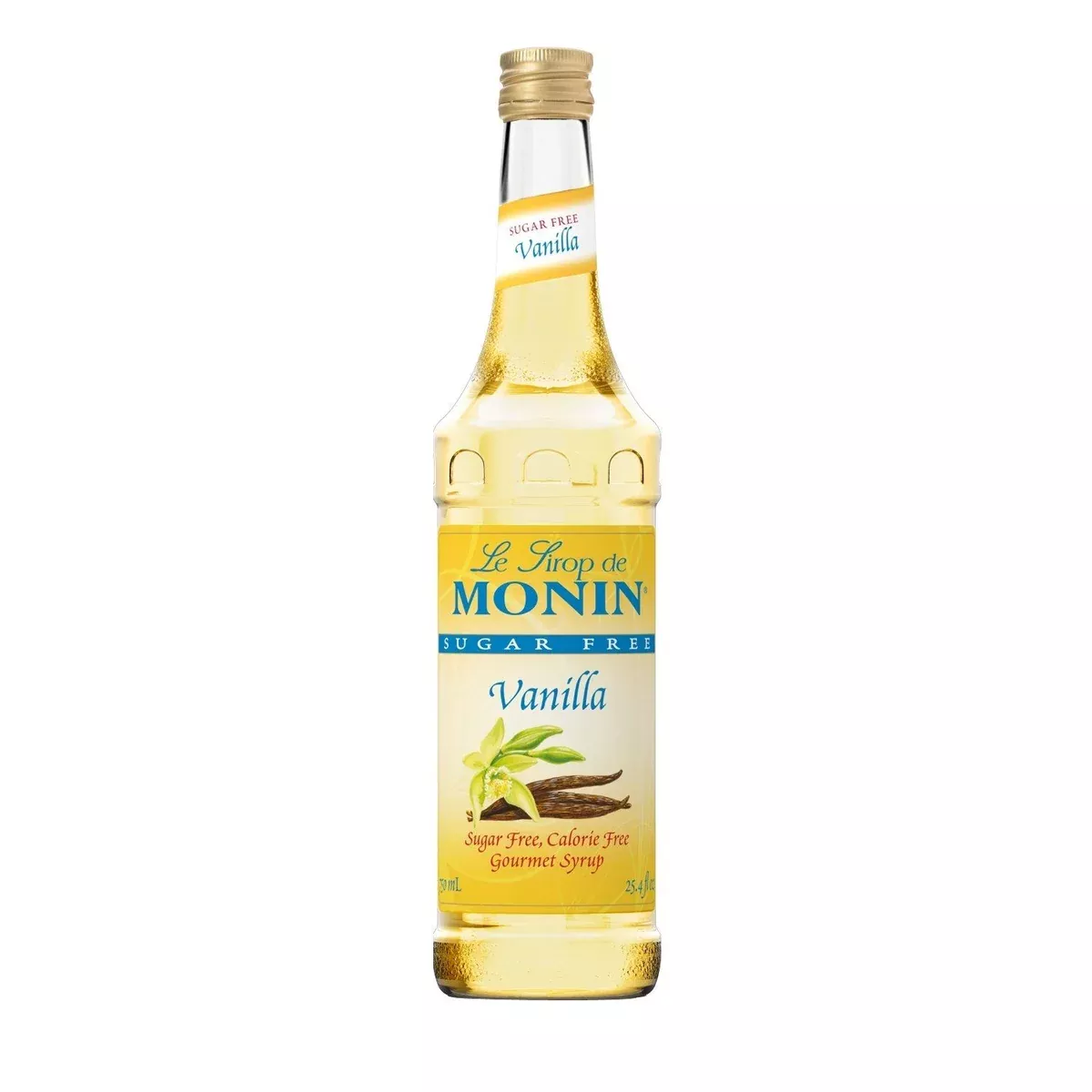 Monin Sugar-Free Vanilla Coffee Syrup, 750 ml