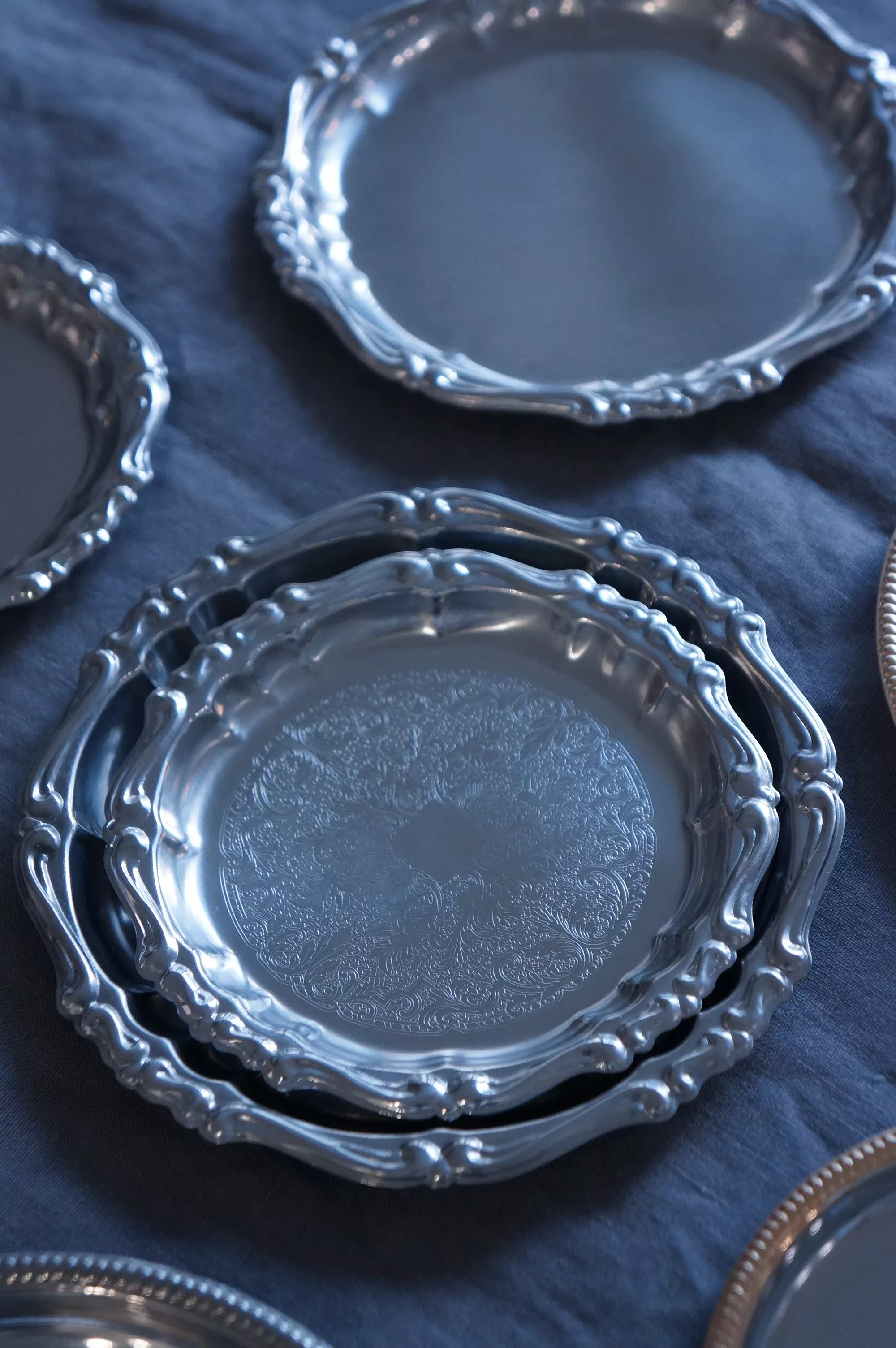 Motta | Barocco Round Damascene Saucer 11cm