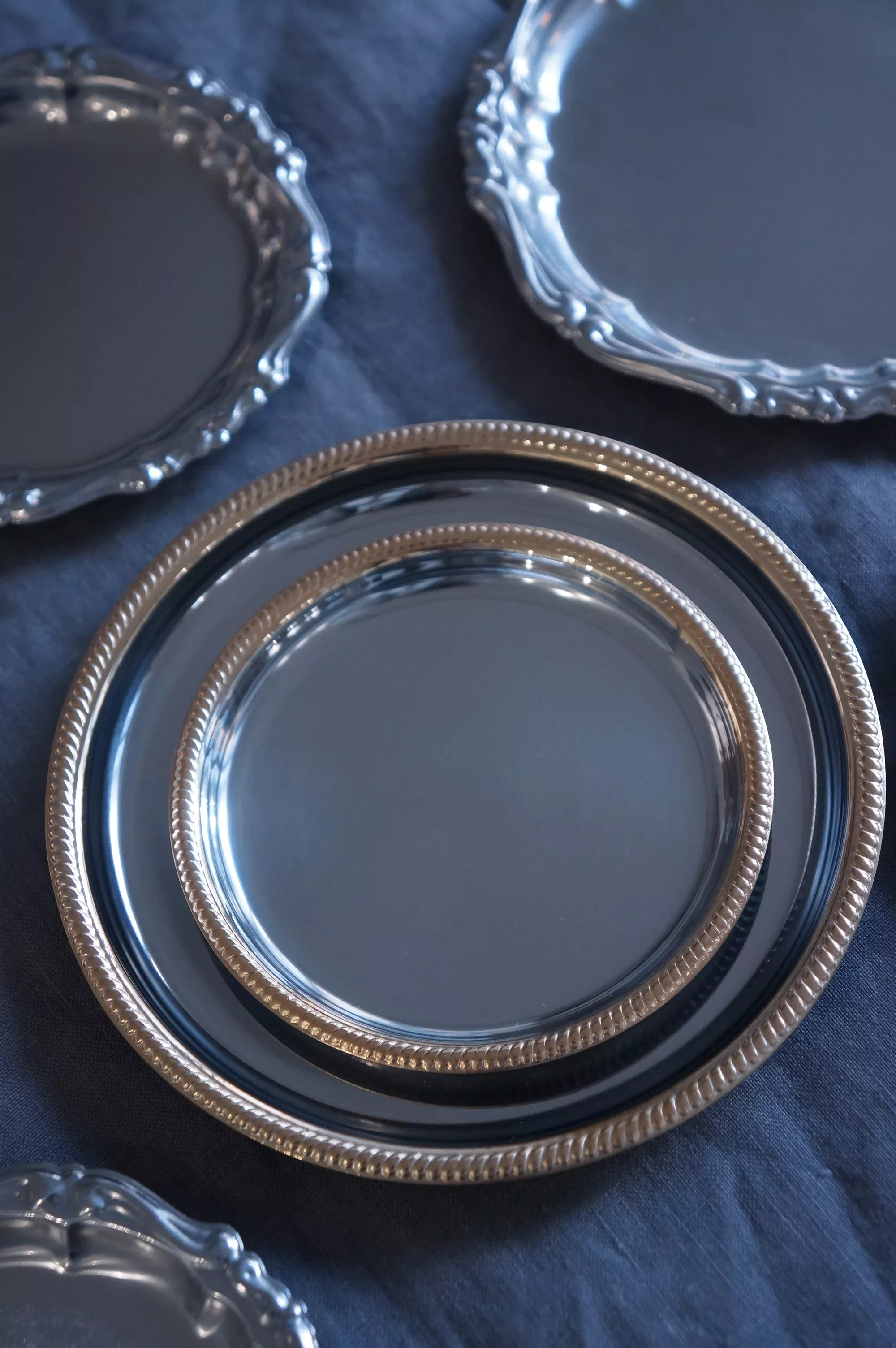 Motta | San Marco Damascene Round Saucer GOLD 10cm