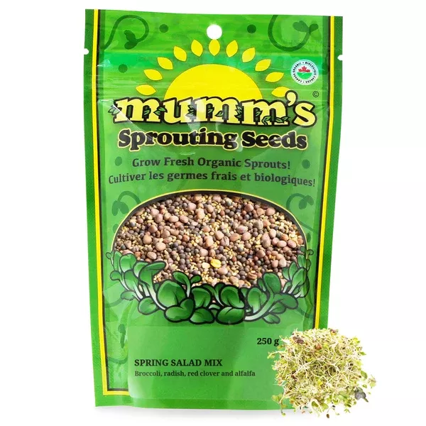 Mumm's Spring Salad Mix Sprouting Seeds