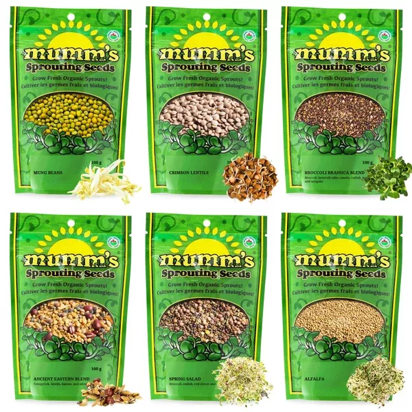 Mumm's Sprouting Seed Variety Packs