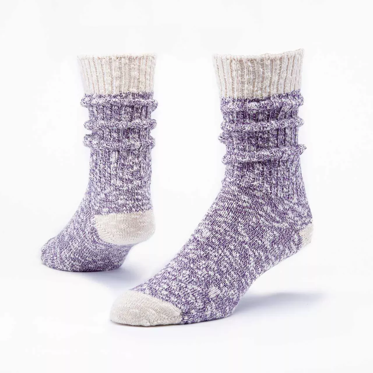 Organic Cotton Heathered Ragg Socks