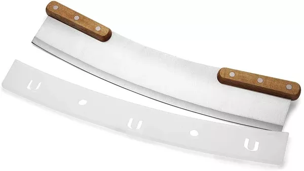 Outset Pizza Cutter /Rocker (Acacia Handle)