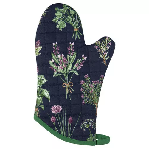 Oven Mitt Cotton - Fresh Herbs, 13-in
