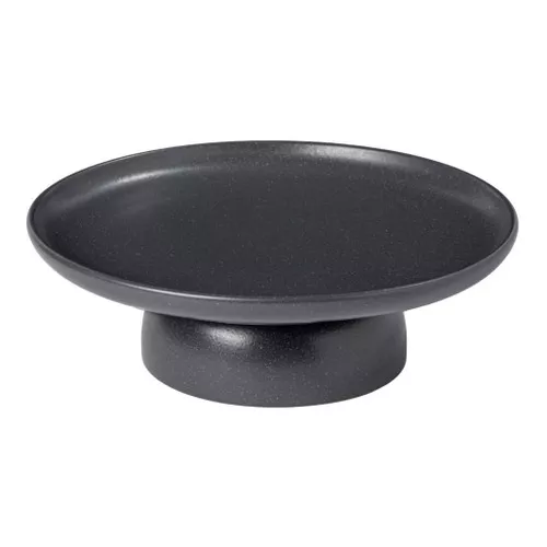 Pacifica Seed Grey - Footed Plate, 26.8 x 8.9cm