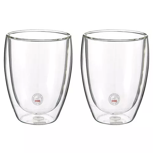Pavina Double Wall Glass - Medium, Set of 2