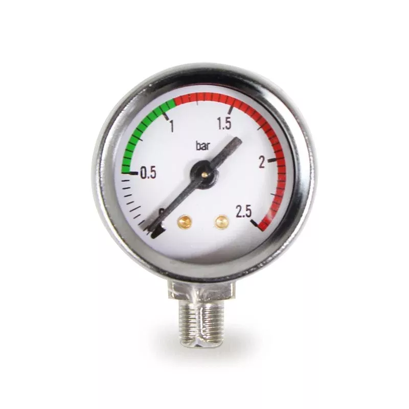 Pavoni Lever Compatible Pressure Gauge (Chrome) - 453040